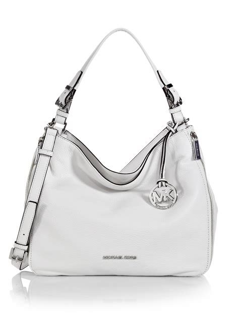 michael kors white bag|michael kors white bag small.